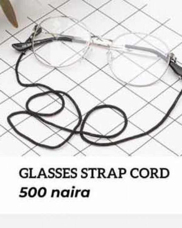 Strap Cord (to Hang Glasses Around Your Neck When You’re Not Wearing It) glasses